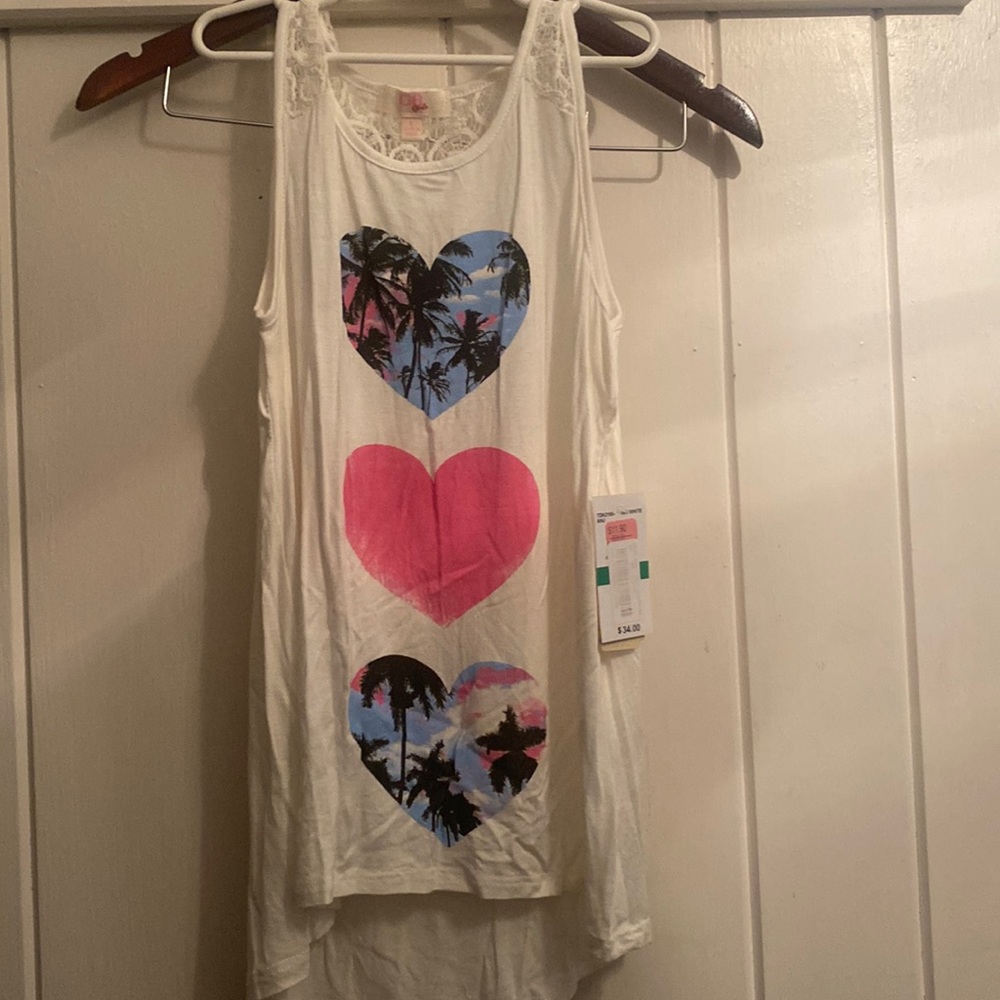 NWT GB girls tank top L